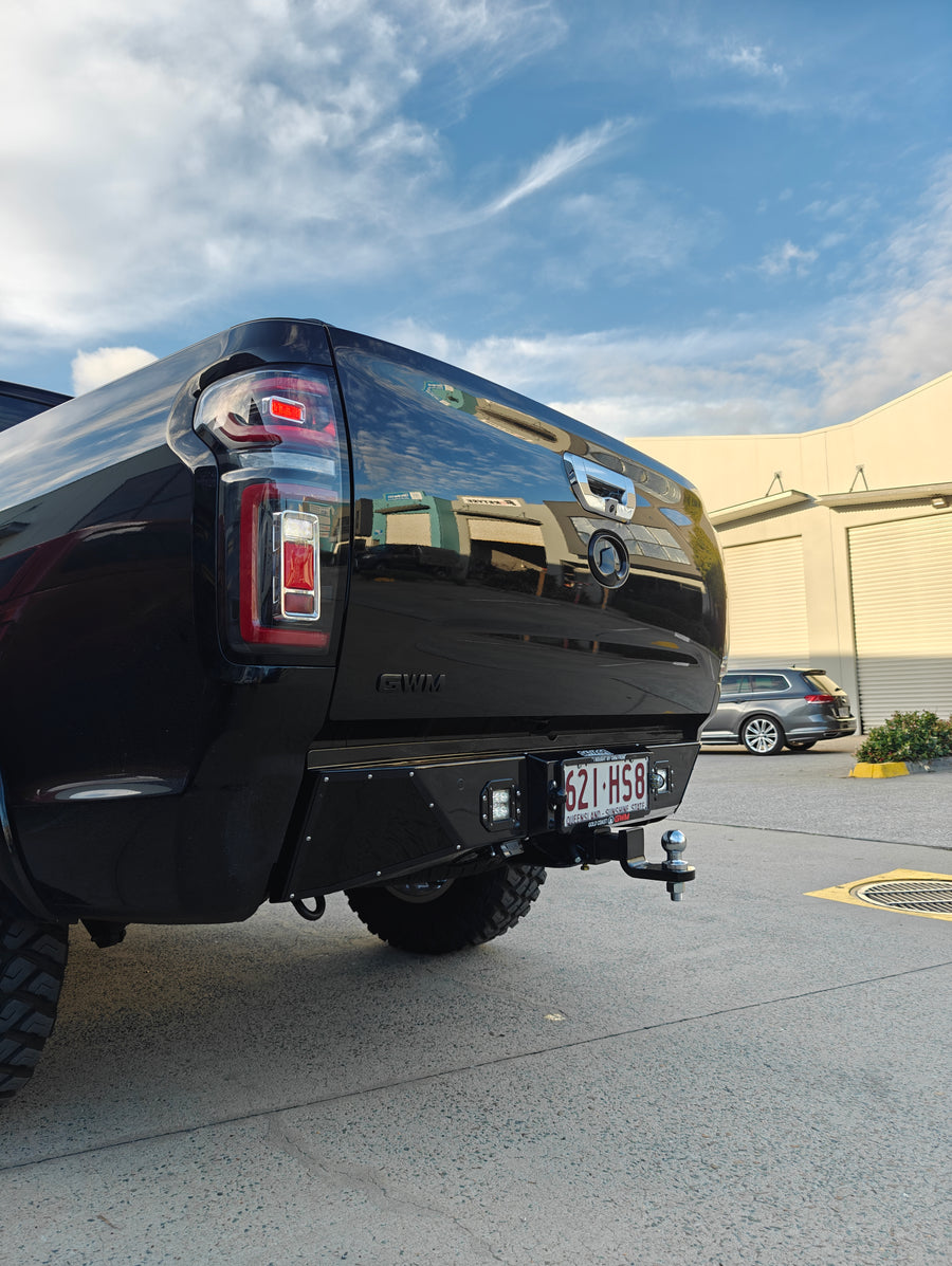 GWM CANNON SAVAGE VERT REAR BAR WITH TOWBAR Savage Tech Australia