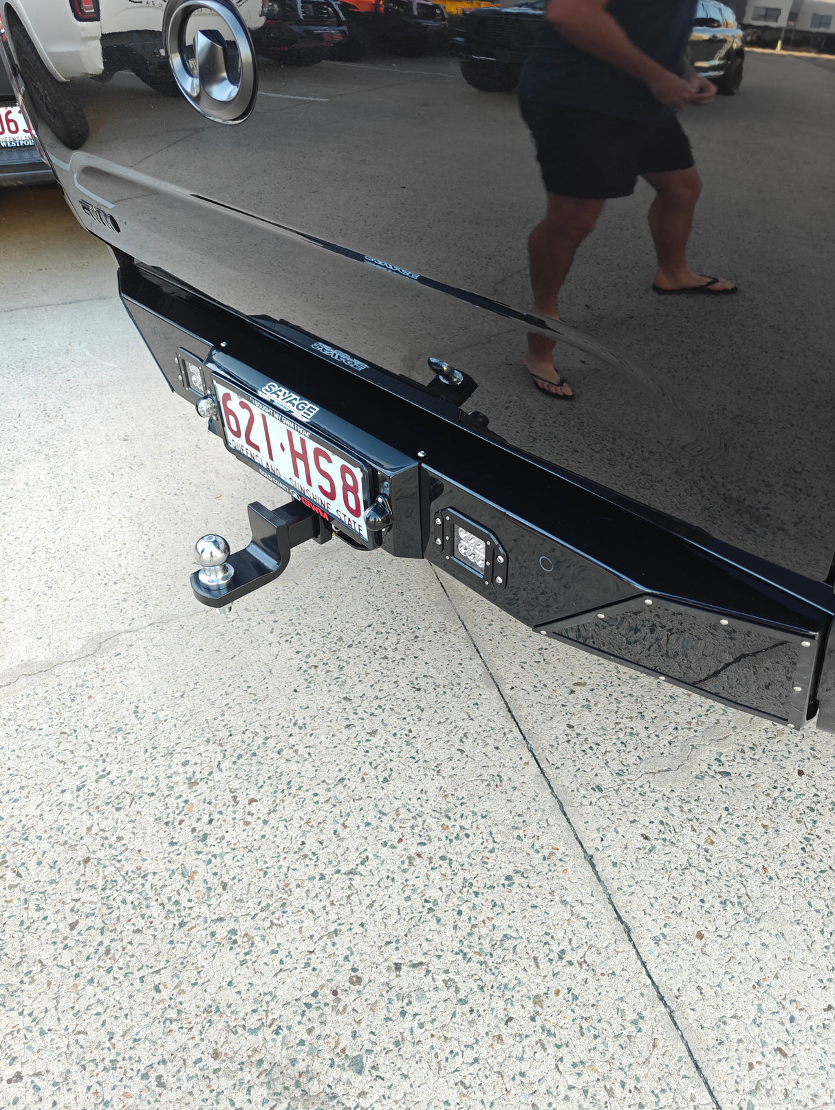 GWM CANNON SAVAGE VERT REAR BAR WITH TOW BAR