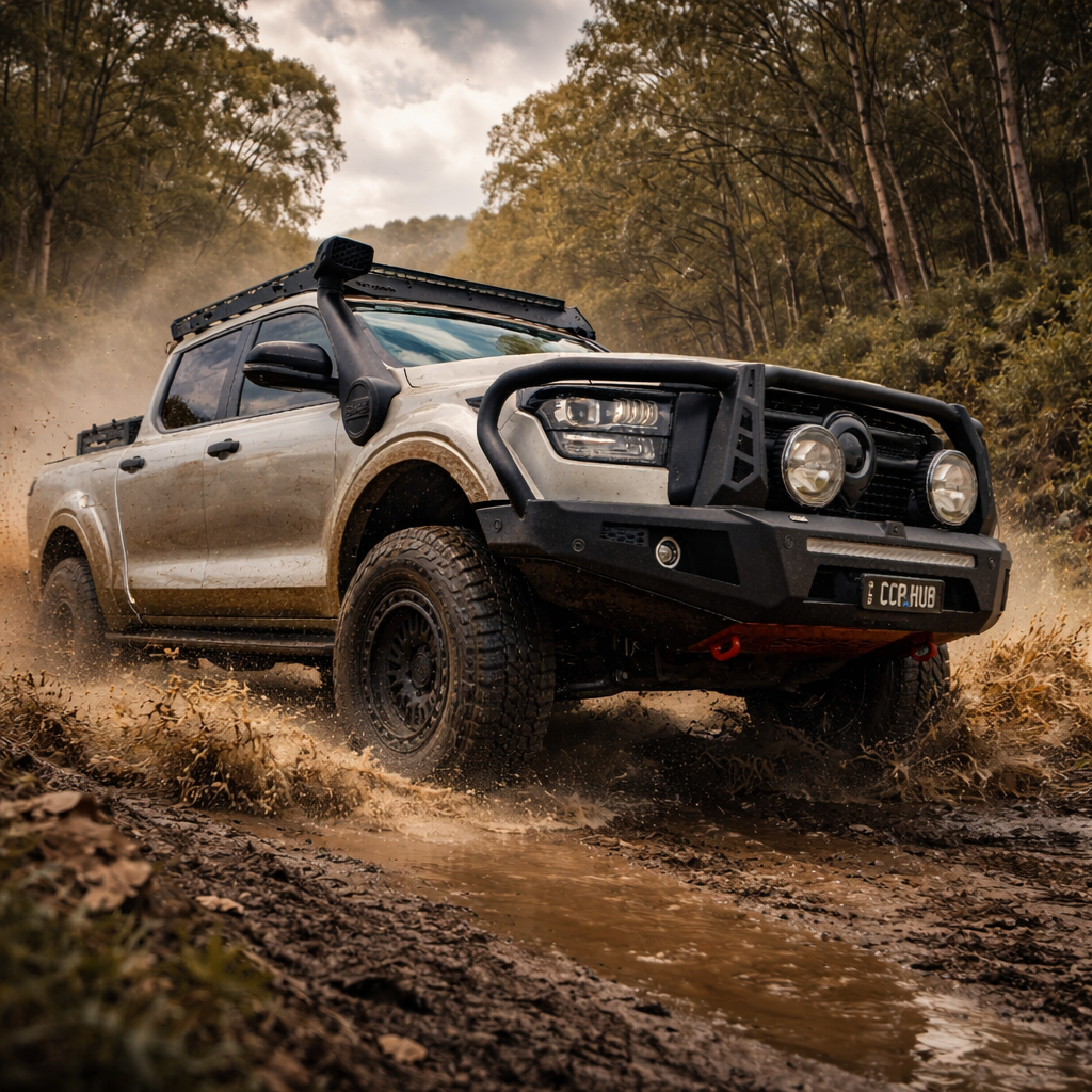SAVAGE FORGED RAMPAGE HOOPED BULL BAR - GWM ALPHA 2024+ DIESEL, HEV & PHEV