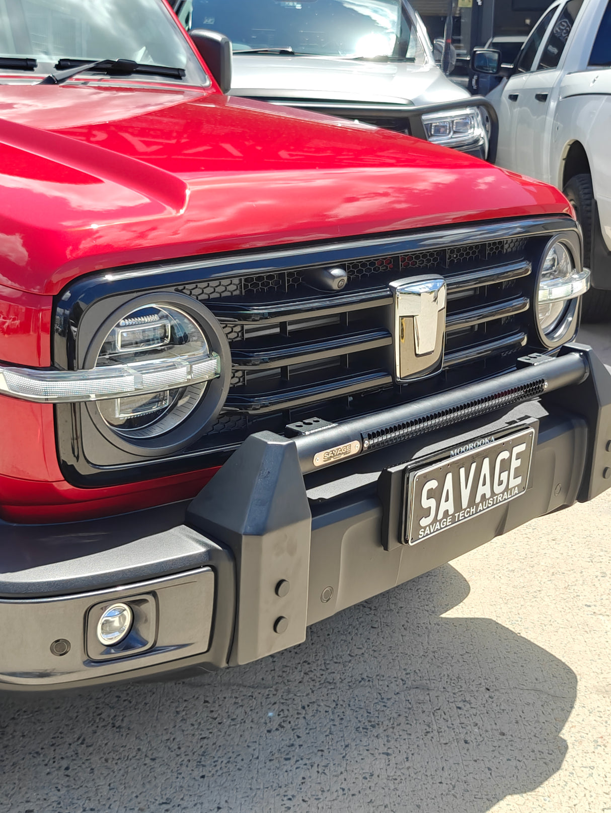 SAVAGE IMPACT NUDGE BAR (OPTIONAL LIGHT BAR AVAILABLE)