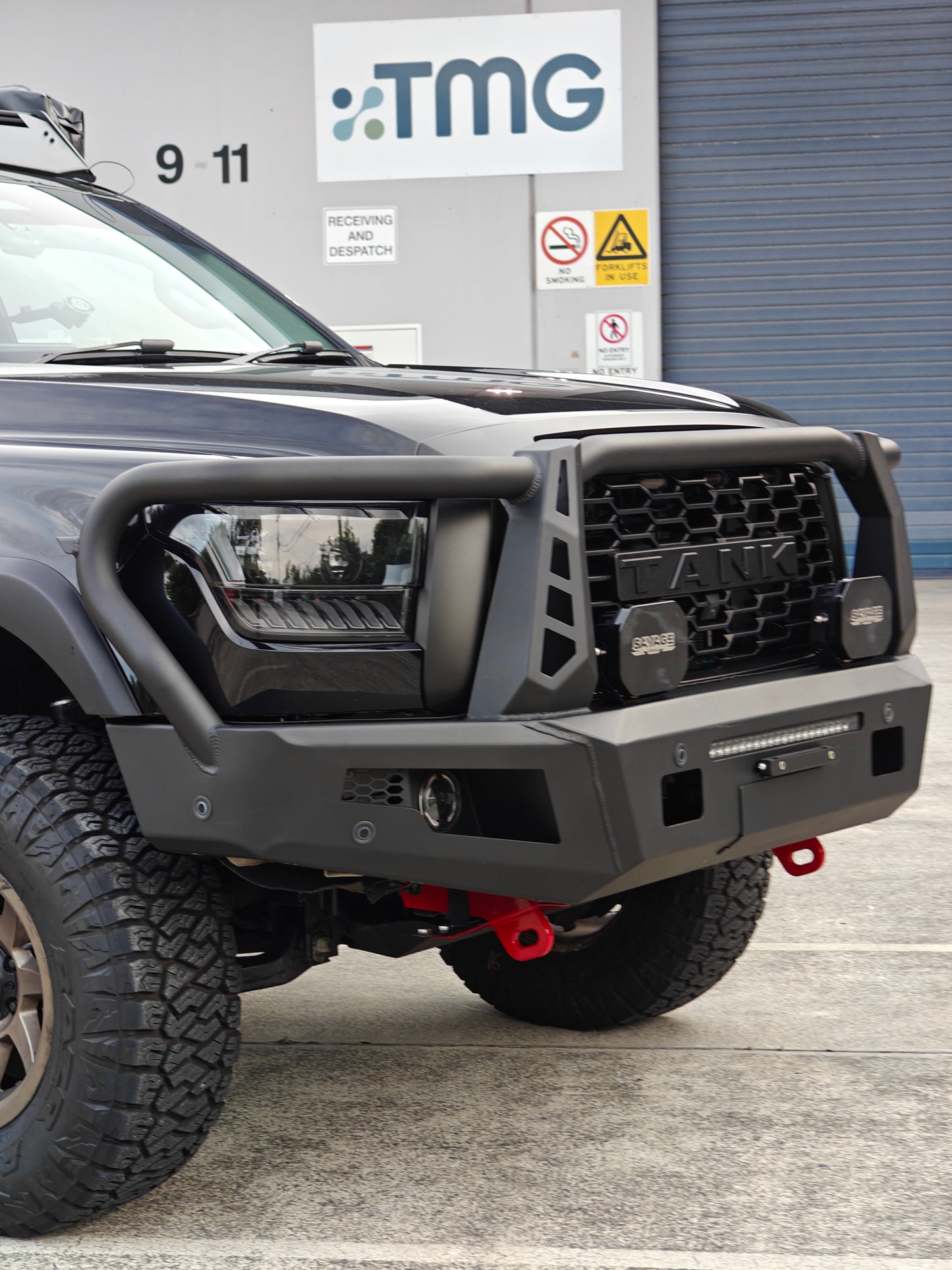 GWM TANK 500 ARMOUR FORGED BULLBAR (HOOPED)