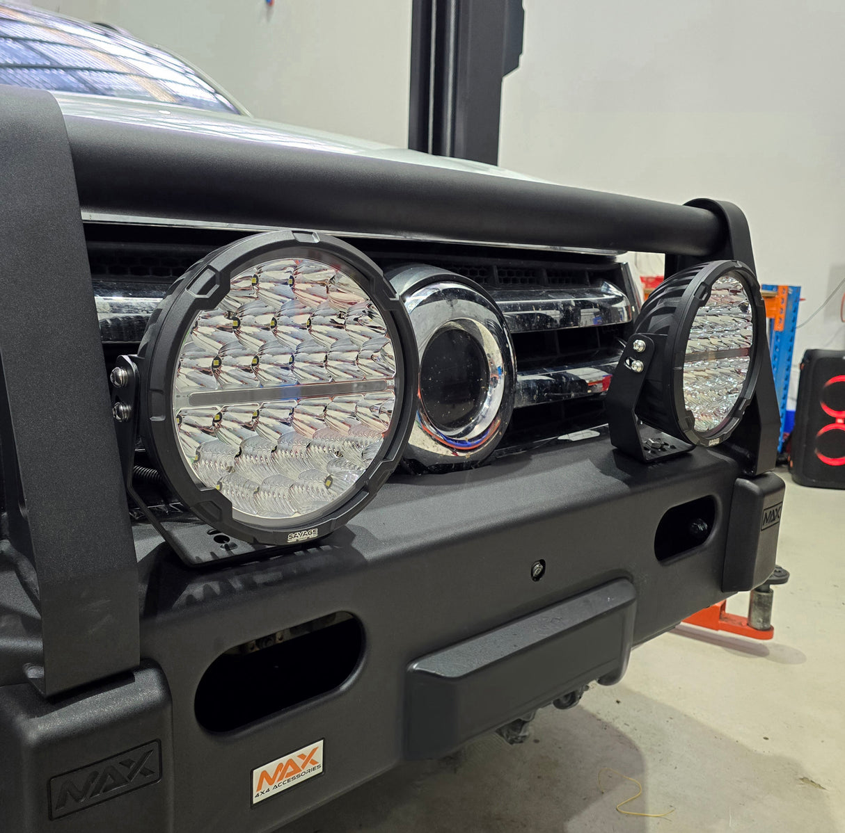 9" LED SAVAGE BLAZE SPOT LIGHTS DRIVING LIGHTS
