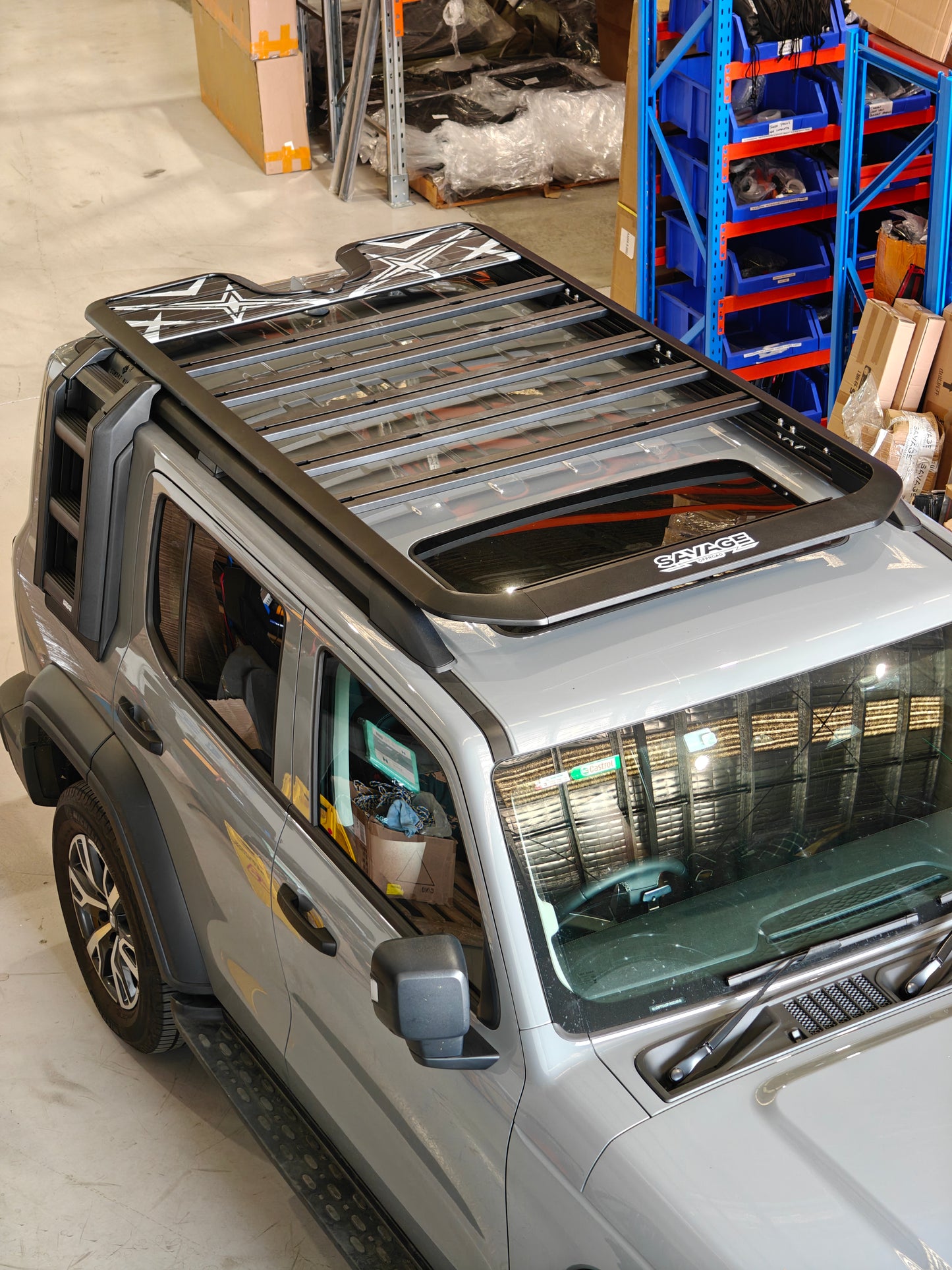 TANK 300 PLATFORM RACK (FULL LENGTH WITH REMOVABLE SUNROOF RAIL)