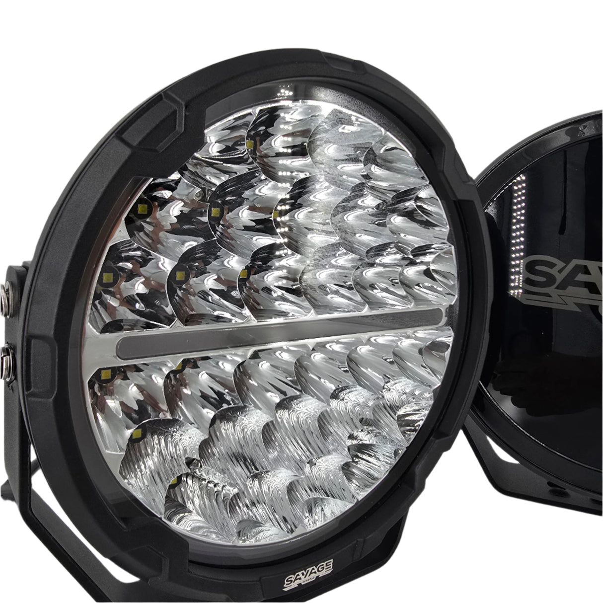 9" LED SAVAGE BLAZE SPOT LIGHTS DRIVING LIGHTS