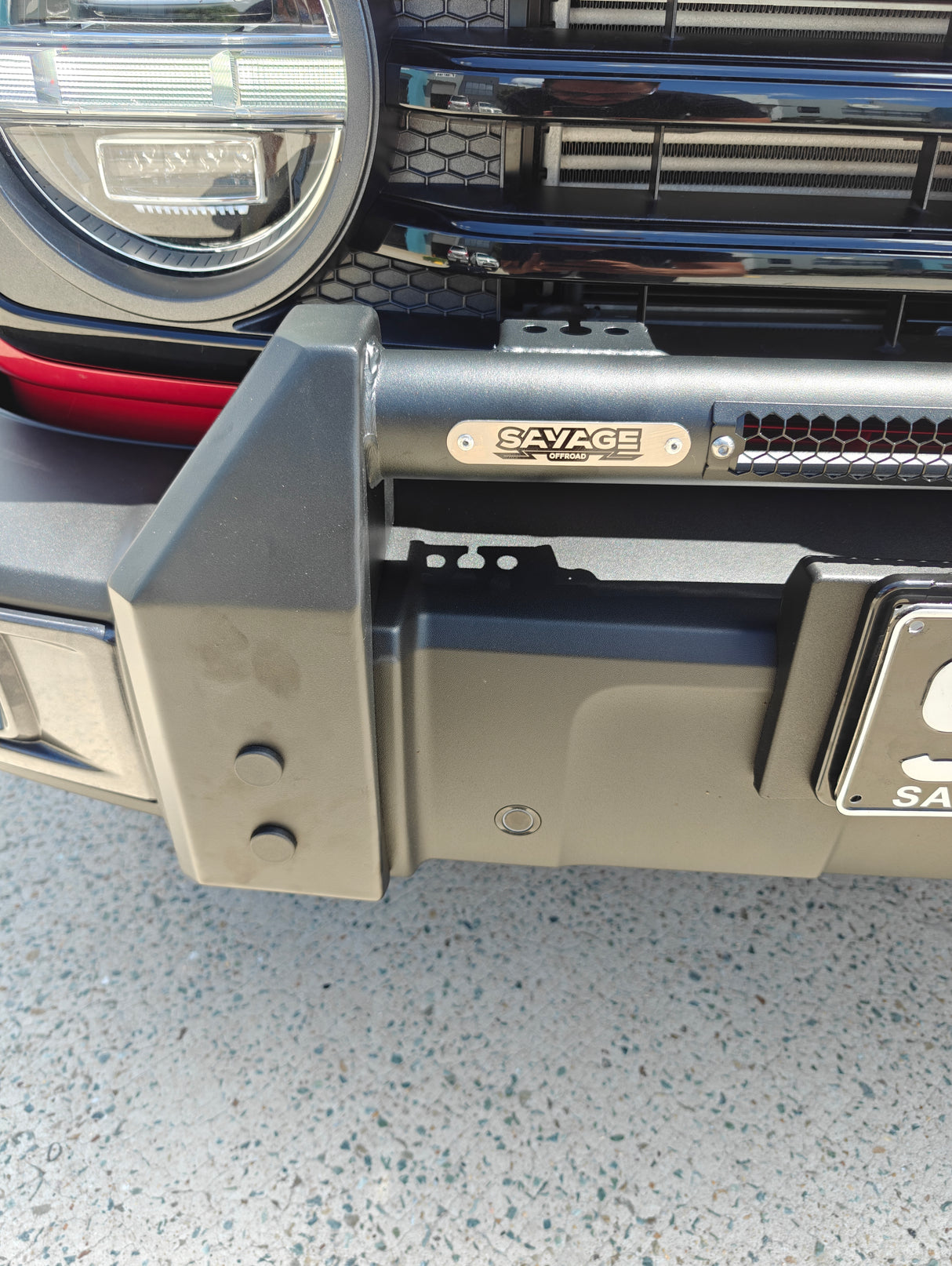 SAVAGE IMPACT NUDGE BAR (OPTIONAL LIGHT BAR AVAILABLE)