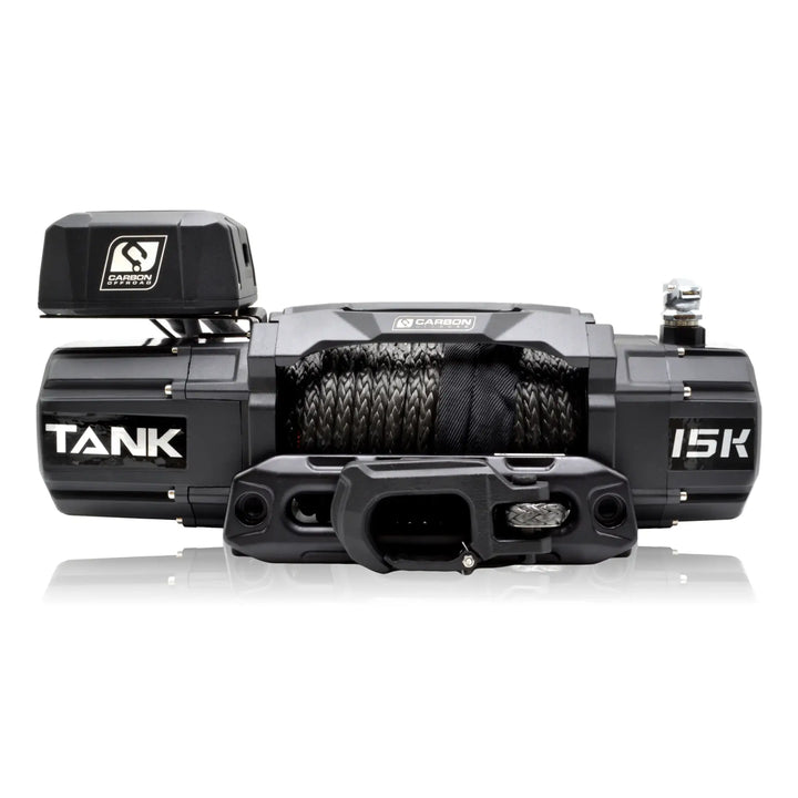 Carbon Tank 12000lb 4x4 Winch Kit IP68 12V and Recovery Combo Deal - CW-TK12-COMBO2 2