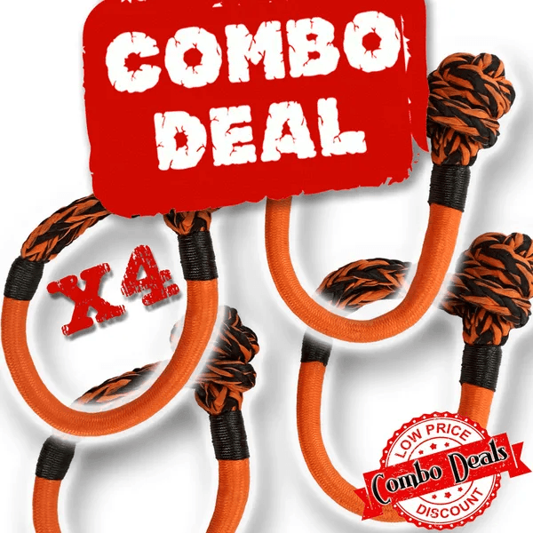 4 x Carbon Monkey Fist 13T Soft Shackle Combo Deal - CW-COMBO-MFSS-X4 1