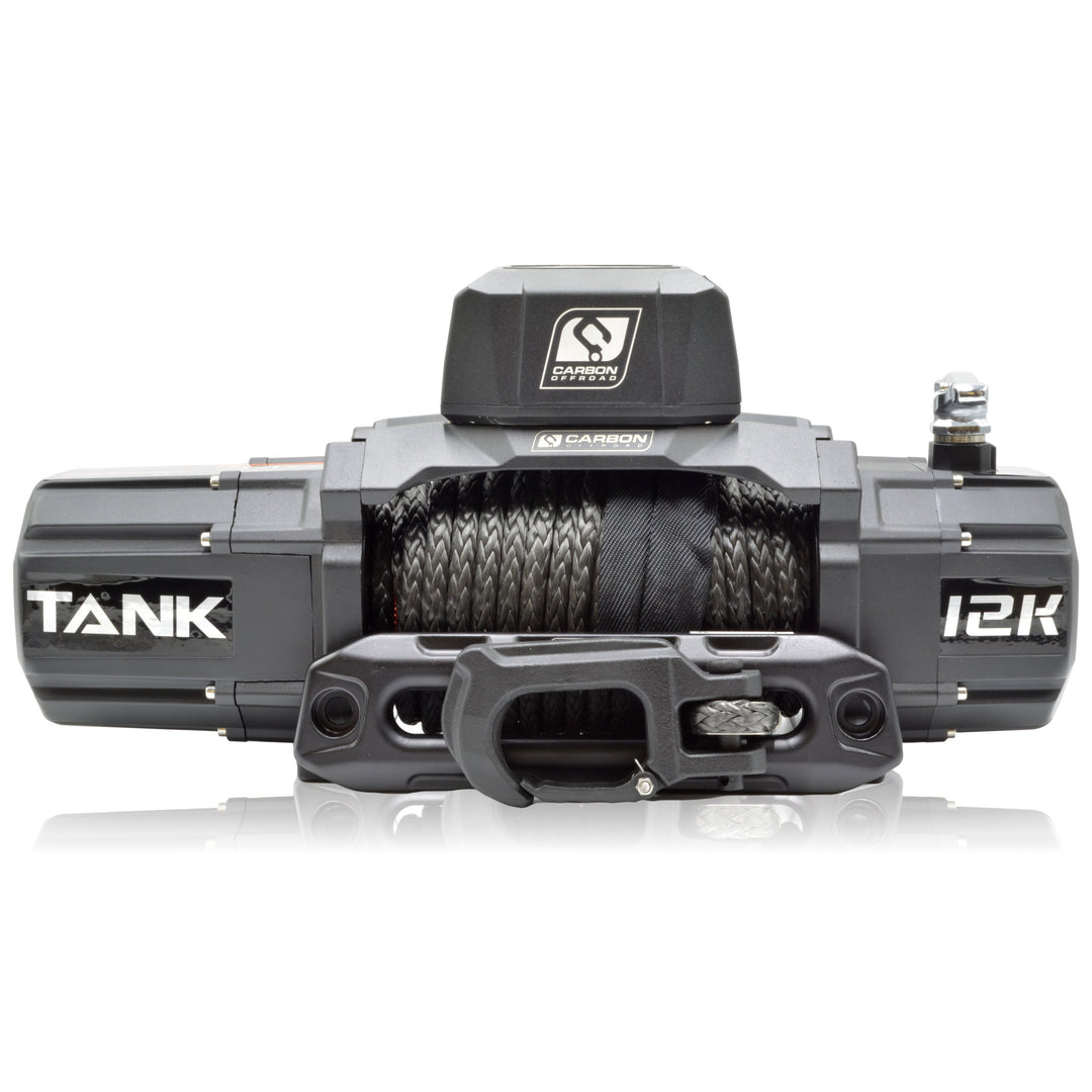 Carbon Tank 12000lb 4x4 Winch Kit IP68 12V - CW-TK12 3