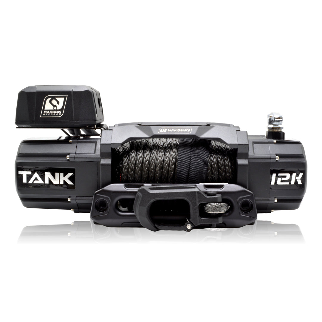 Carbon Tank 12000lb 4x4 Winch Kit IP68 12V - CW-TK12 5