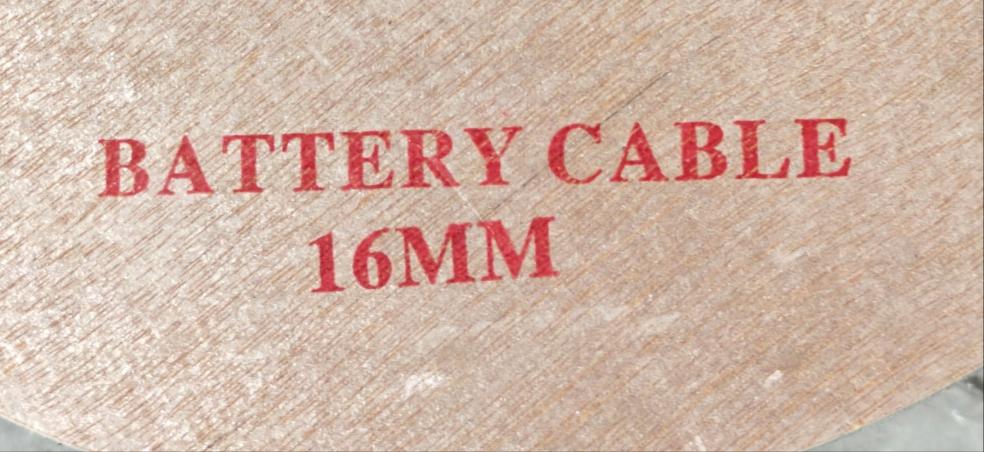 BATTERY CABLE BLACK 16MM PER M