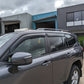 TOYOTA LC300 WEATHER SHIELDS TINTED