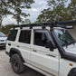 TOYOTA LAND CRUISER LC76 ROOF PLATFORM WITH INTEGRATED LIGHT BAR