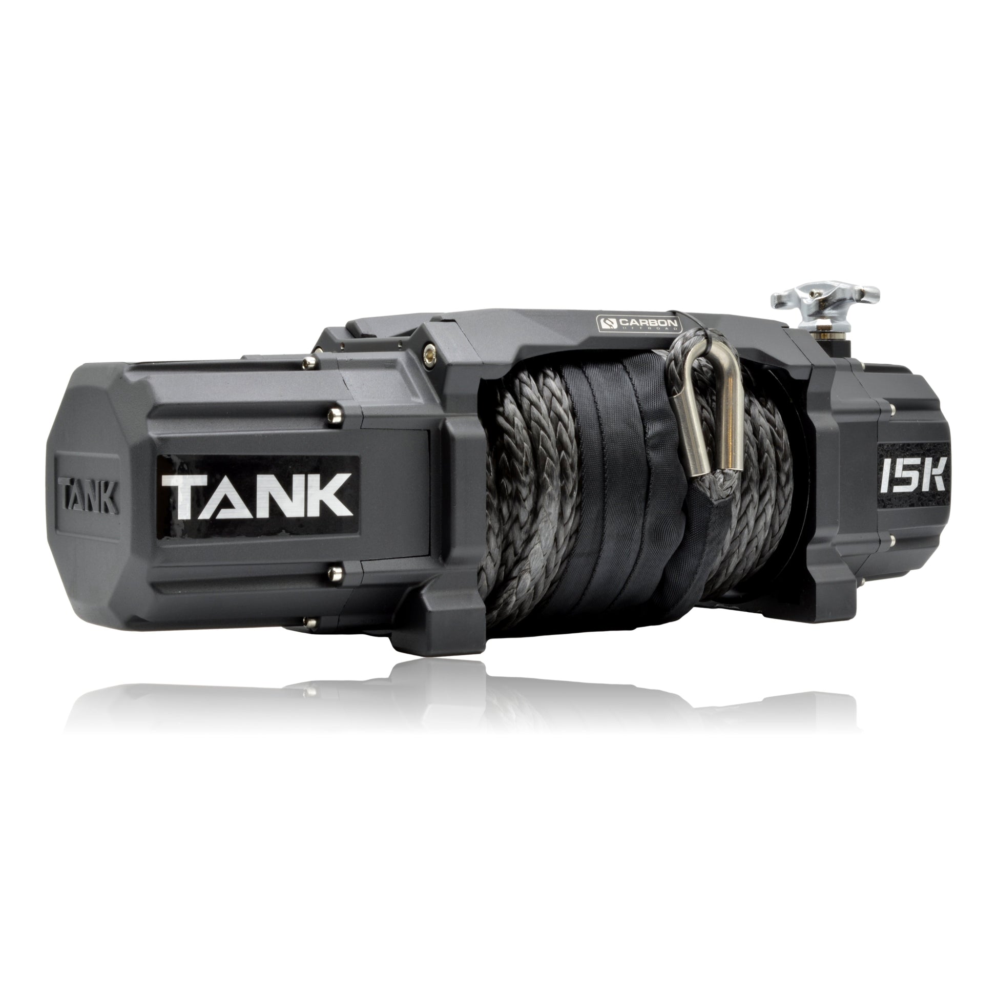 Carbon Tank 12000lb 4x4 Winch Kit IP68 12V and Recovery Combo Deal - CW-TK12-COMBO2 3