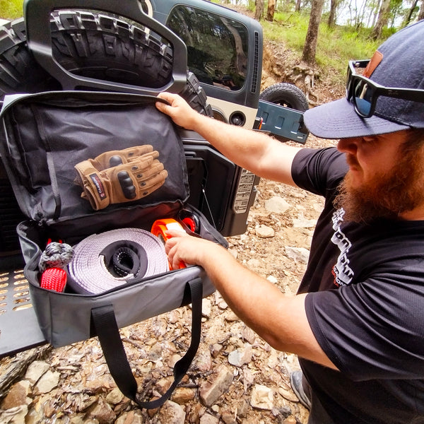 Carbon Scout Pro 12K Winch and Recovery Kit Combo - CW-XD12-COMBO7 8