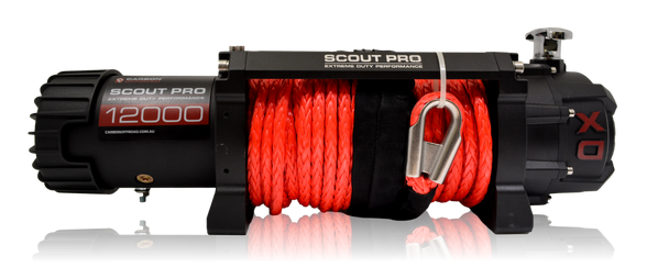 Carbon Scout Pro 12K Winch and Recovery Kit Combo - CW-XD12-COMBO7 9