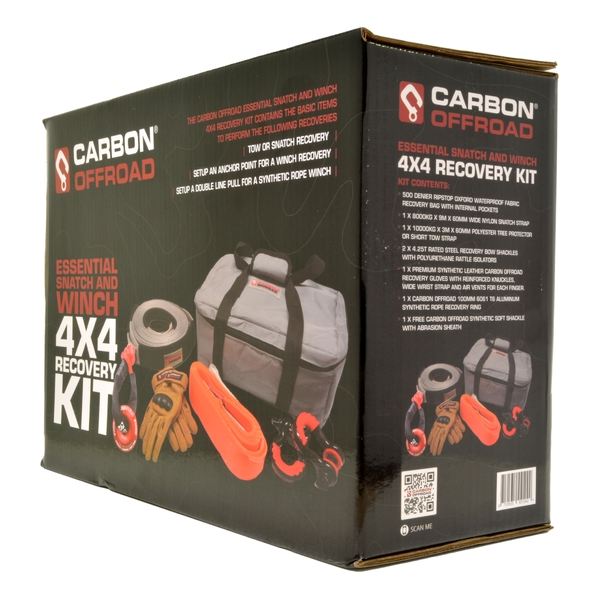 Carbon Scout Pro 15K Winch and Recovery Kit Combo - CW-XD15-COMBO6 19