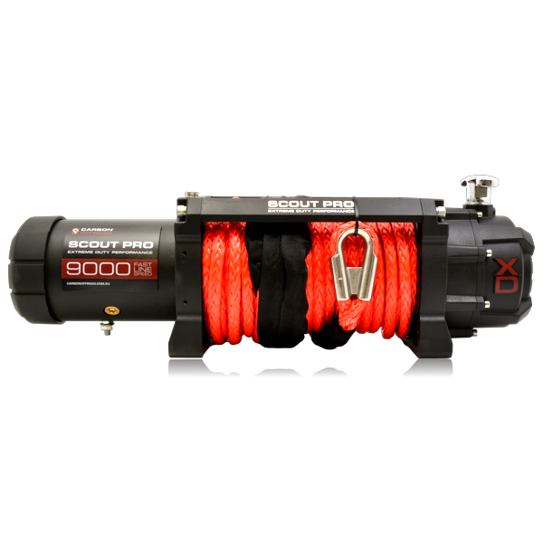 Carbon Scout Pro 9.0 Extreme Duty 9000lb Ultra High Speed Electric Winch - CW-XD9 3