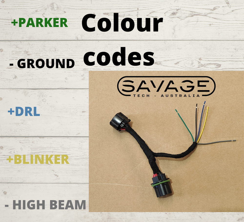 GWM CANNON HEADLIGHT PIGGYBACK HARNESS 2020-2024